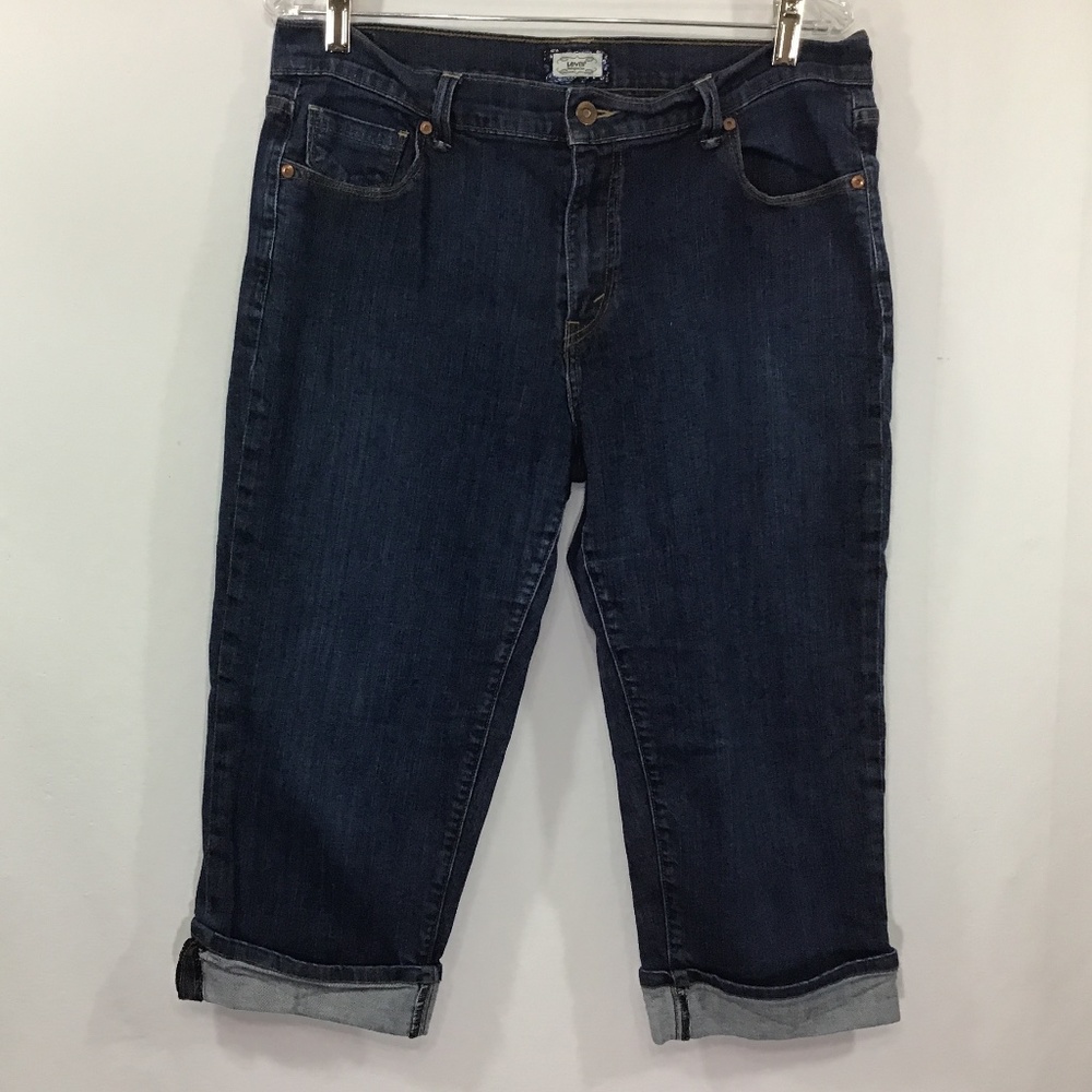 Levi’s 515 Blue Cropped Capri Jeans